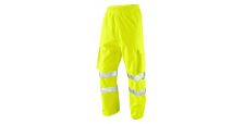 Instow ISO 20471 Cl 1 Breathable Cargo Overtrouser HV Yellow